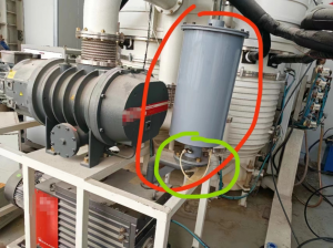 Incorrect installation of oil return pipe