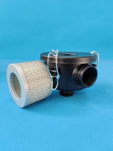 vacuum pump filter, carbon steel housing