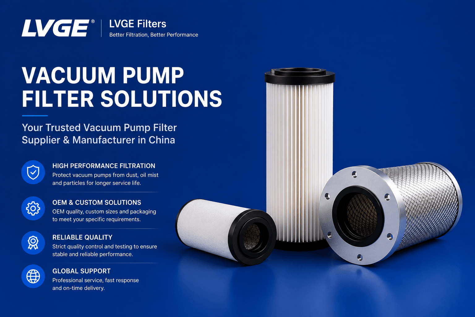 vacuum pump filter manufacturer